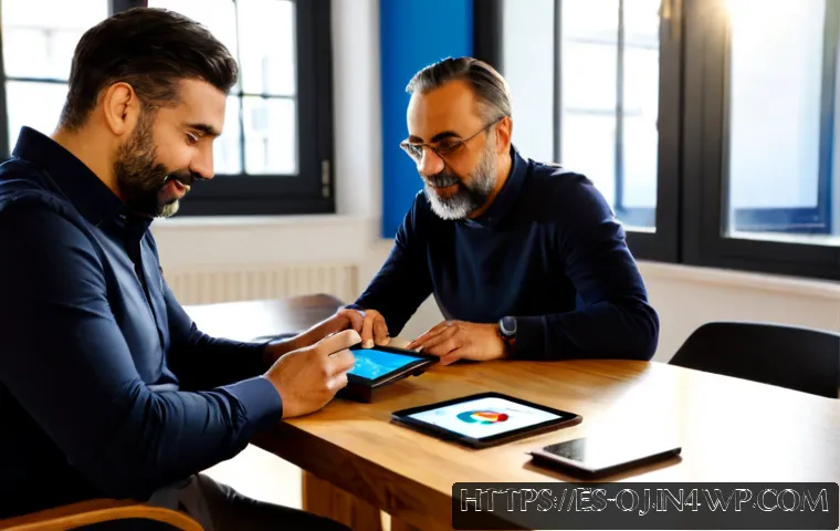 Home 17 웹 생태계의 비즈니스 모델 혁신 - Photorealistic modern Madrid coworking studio, diverse Spanish entrepreneurs and a senior business o...